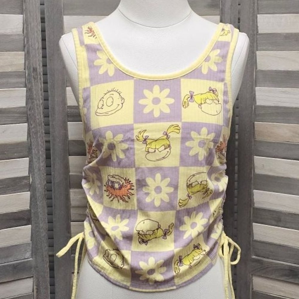 Women's Rugrats Cinched Cropped Graphic Tank Top | Nickelodeon | Large